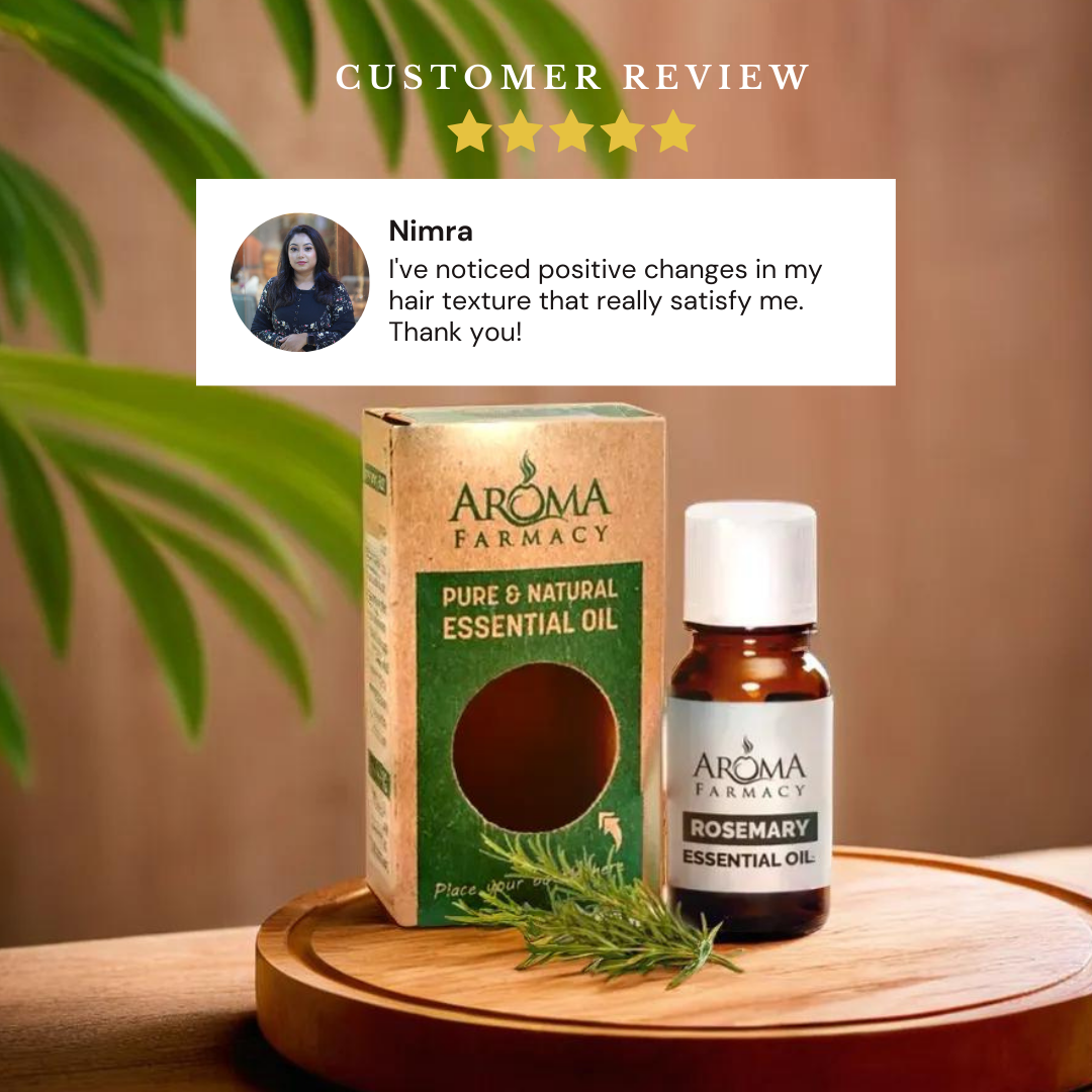 Rosemary Essential Oil 100% Pure & Natural (Undiluted)