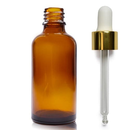 Amber Glass Dropper Bottles – 10ml , 30ml and 100ml