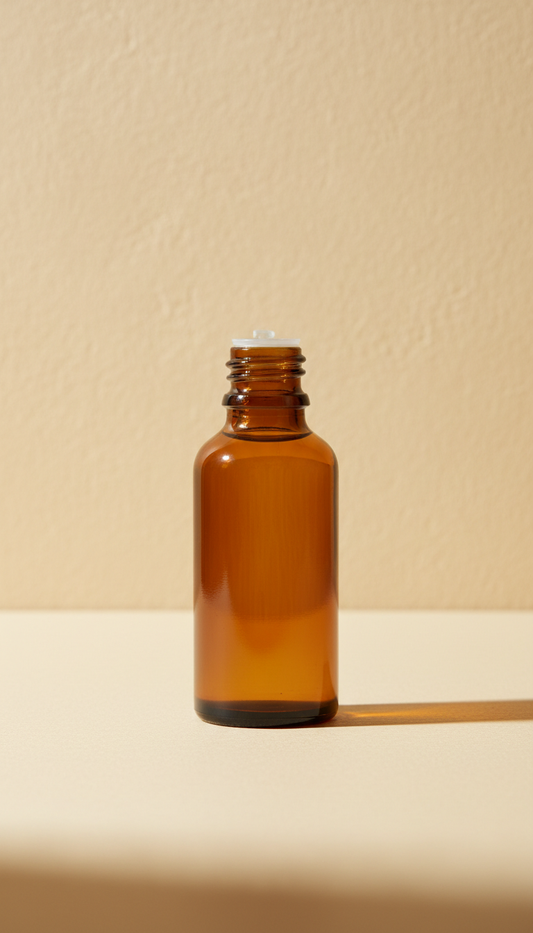 Essential Oil Blend Amber Glass Bottle