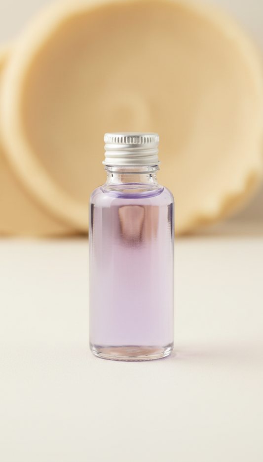 Lavender Essential Oil Glass Bottle