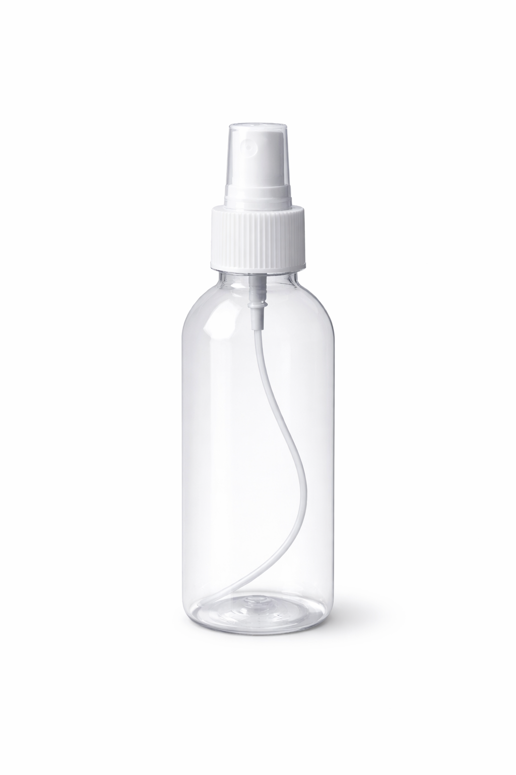 120ml Clear Plastic Pump Spray Bottle - Refillable Travel Size