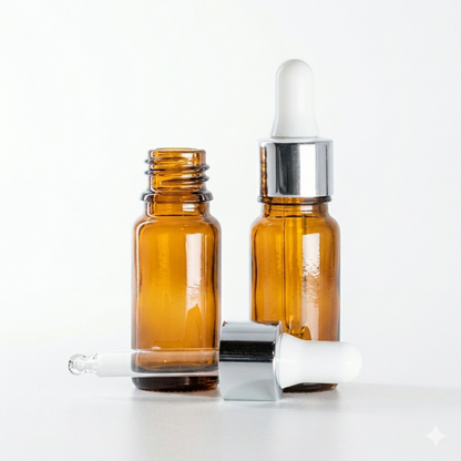 Amber Glass Dropper Bottles – 10ml , 30ml and 100ml