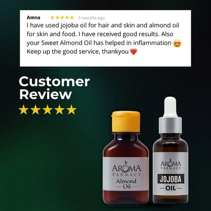 Sweet Almond Oil - Cold Pressed 100% Pure and Natural
