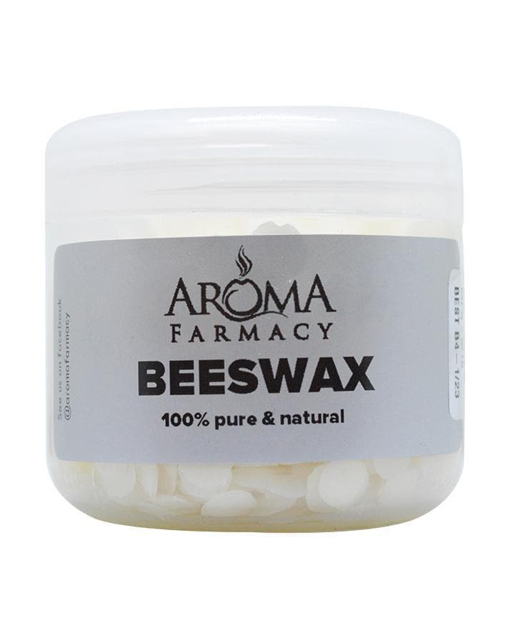 Pure White Beeswax Pellets German - Cosmetic Grade - Aroma Farmacy
