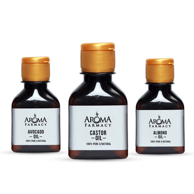 Top Selling 3 Carriers Oil 100% Pure & Natural - Aroma Farmacy